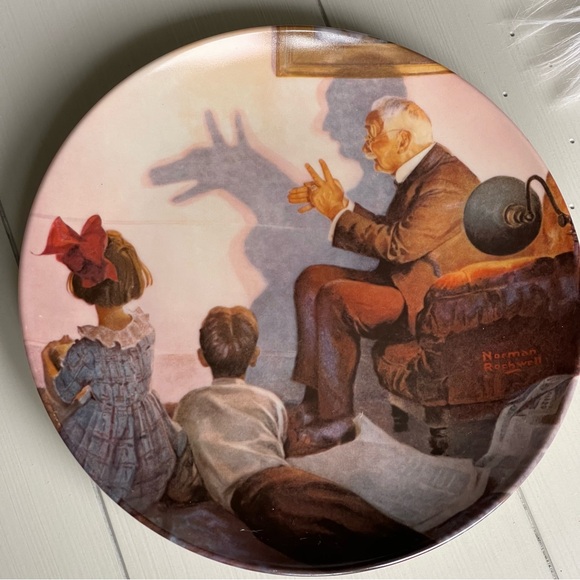 NORMAN ROCKWELL | "The Shadow Artist" 1987 Heritage Collection #11 - Picture 7 of 7